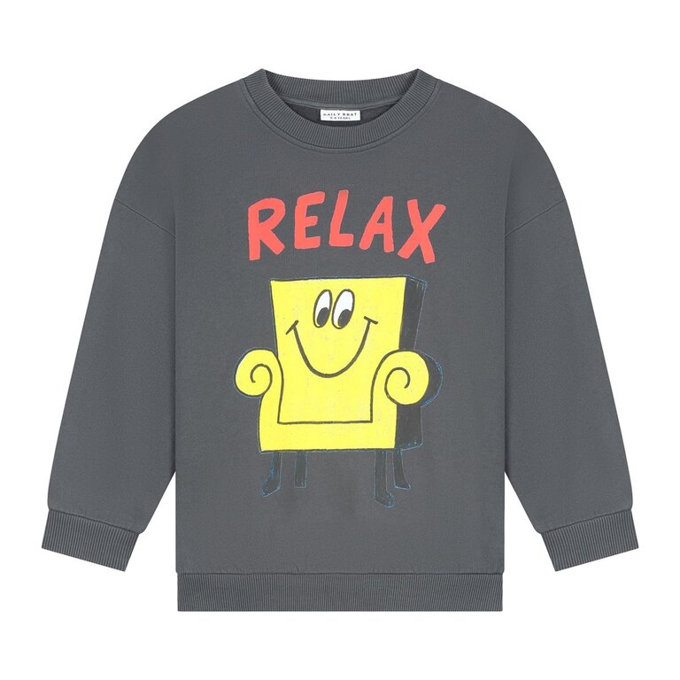 Daily Brat chill mode sweater // dark grey
