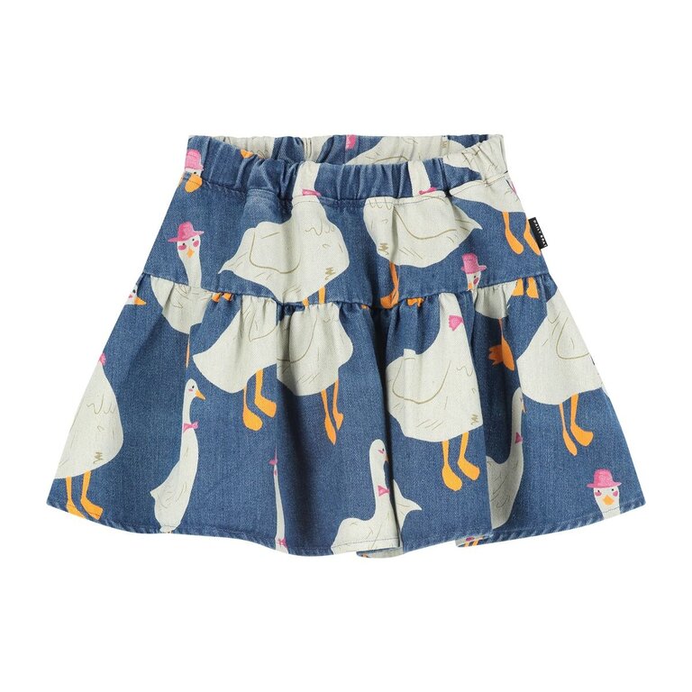 Daily Brat goose party skirt // blue