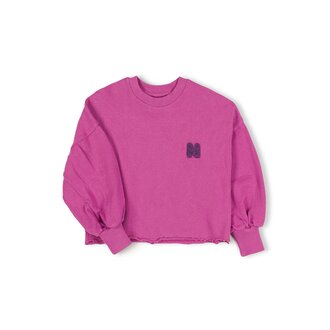 Nixnut split sweater // plum