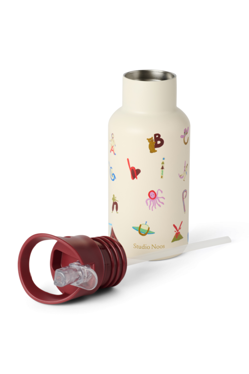 Studio Noos drink bottle small // alphabet