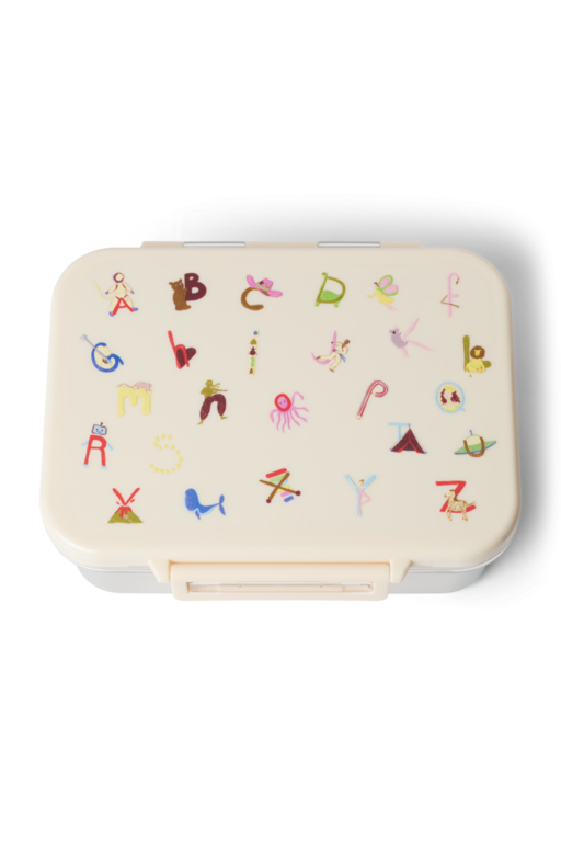 Studio Noos lunch box // alphabet