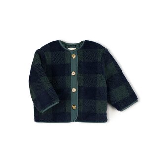 Nixnut check jacket // moss