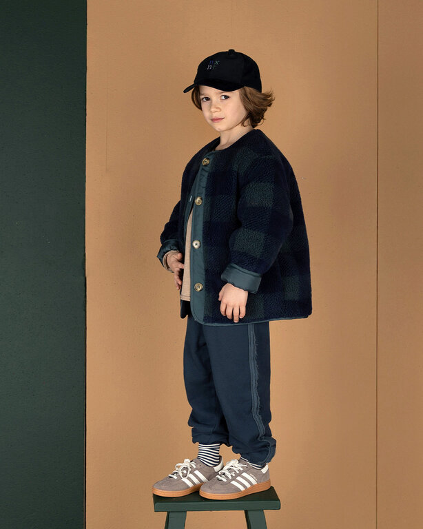 Nixnut check jacket // moss