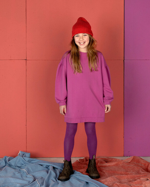 Nixnut stripe tights // blueberry stripe