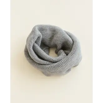 hvid tube scarf gigi // grey melange