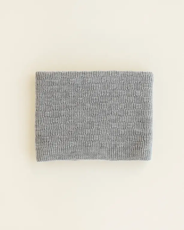 hvid tube scarf gigi // grey melange
