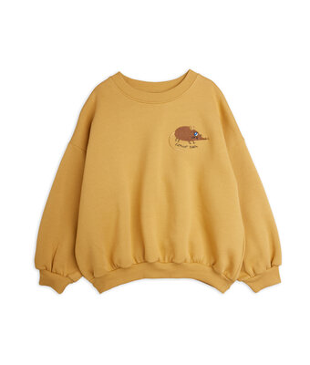 elephant shrew emb sweatshirt // beige