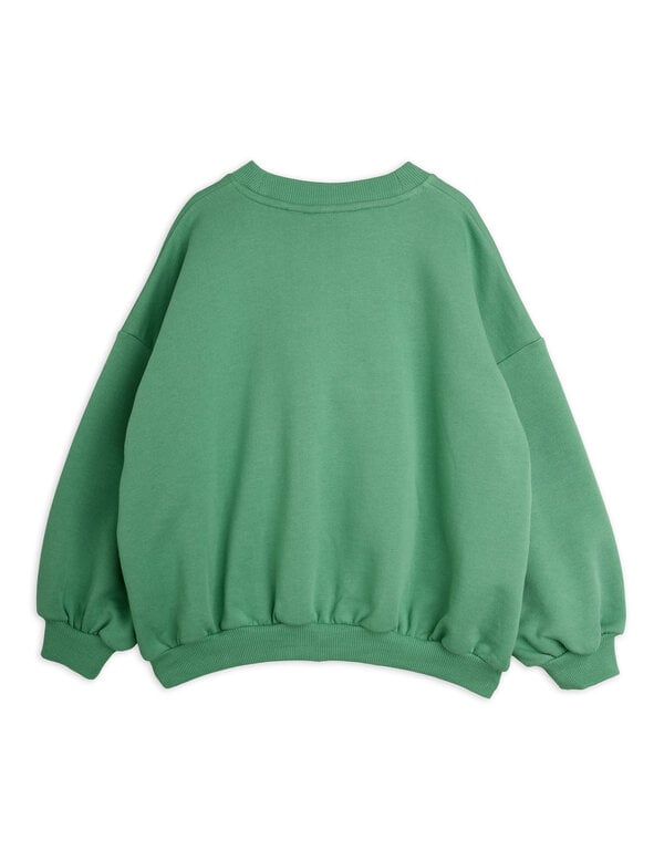 Mini Rodini elephant shrew chenille sweatshirt // green