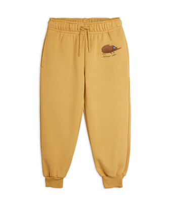 elephant shrew emb sweatpants // beige