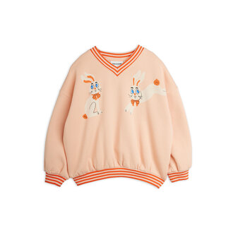 Mini Rodini rabbits sp sweatshirt // pink