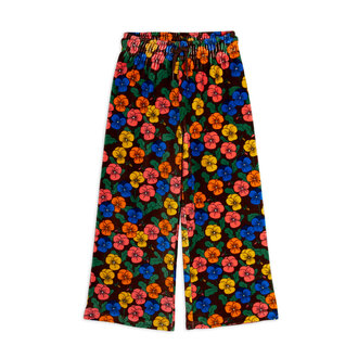 Mini Rodini violas aop velour trousers // multi