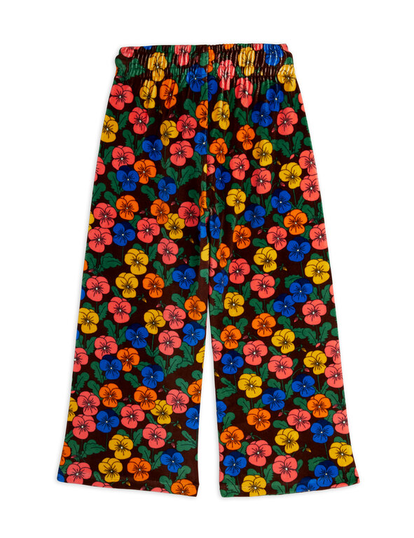 Mini Rodini violas aop velour trousers // multi