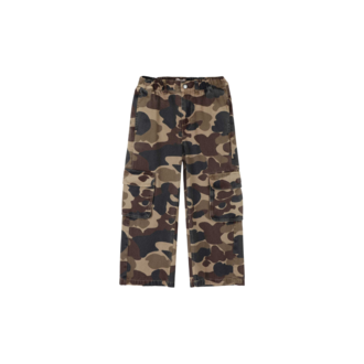 Jenest unisex cargo pants // caramel brown camouflage