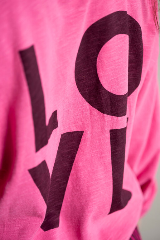 Jenest rosy ls t-shirt // light raspberry pink
