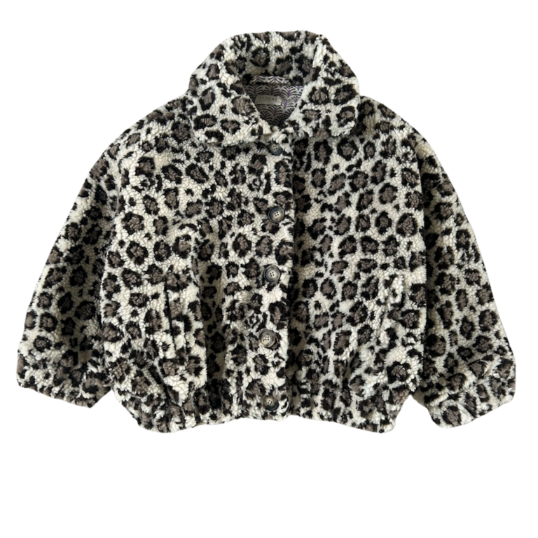 Jenest rosa jacket // ivory leopard