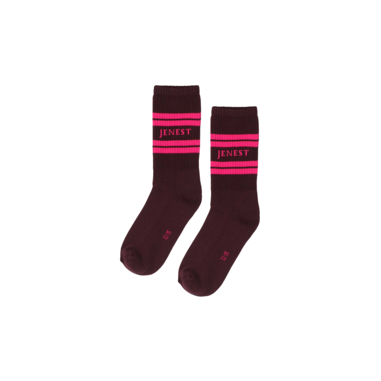 Jenest jenest sport socks // cherry bordeaux