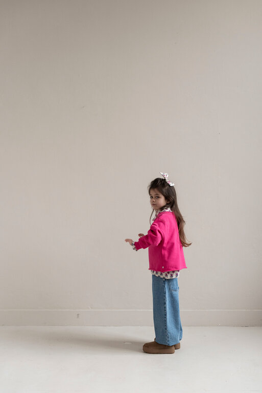 Jenest billie sweater // raspberry pink
