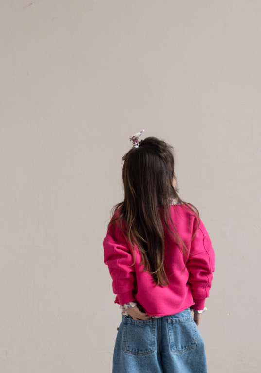Jenest billie sweater // raspberry pink