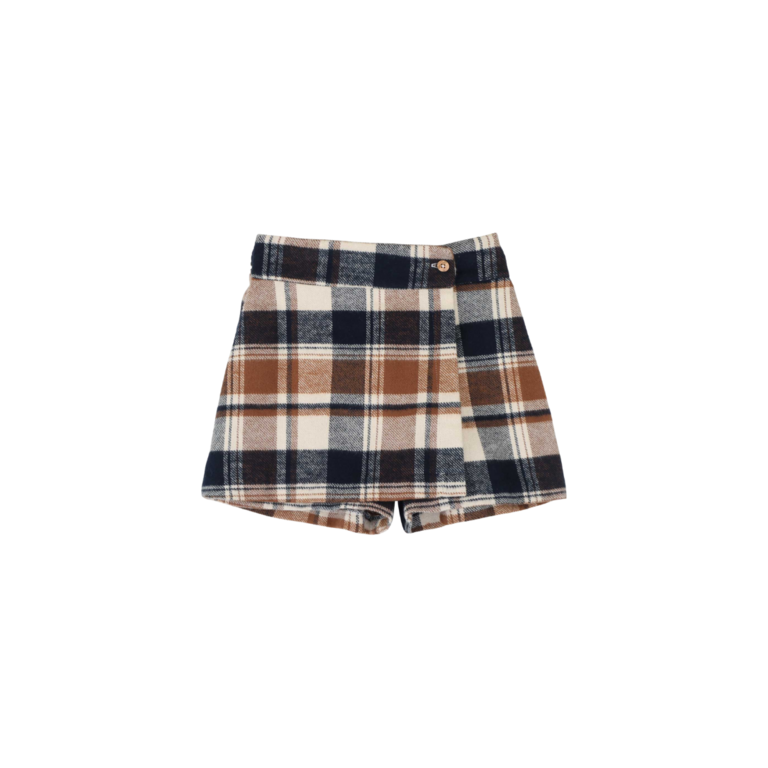 Jenest bess skort // off white blue brown