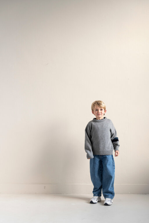 Jenest balloon denim pants // dark wash