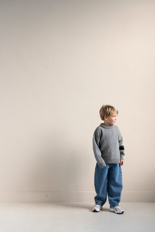 Jenest balloon denim pants // dark wash