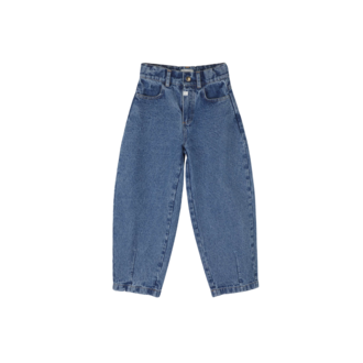 Jenest balloon denim pants // dark wash