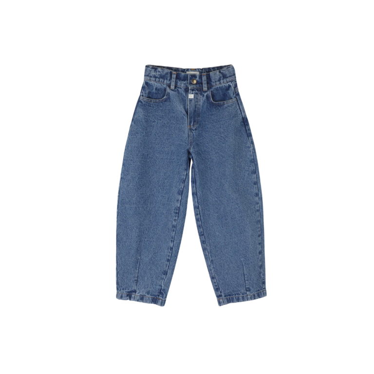 Jenest balloon denim pants // dark wash