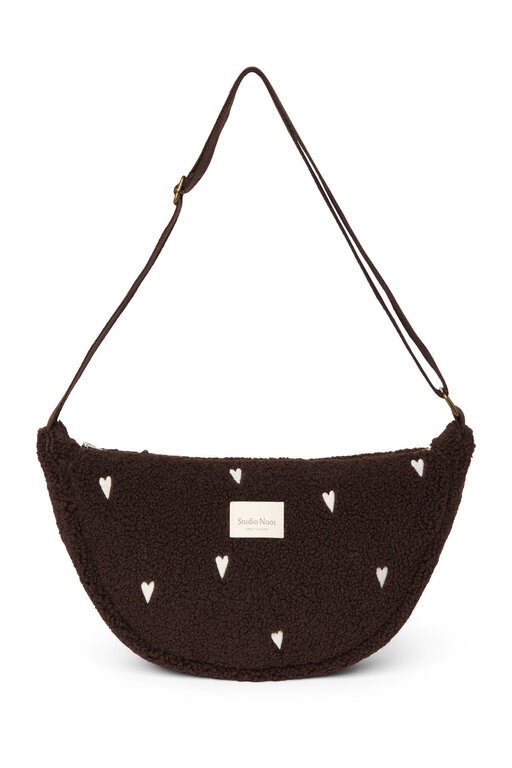 Studio Noos teddy adult fanny pack // chocolate hearts