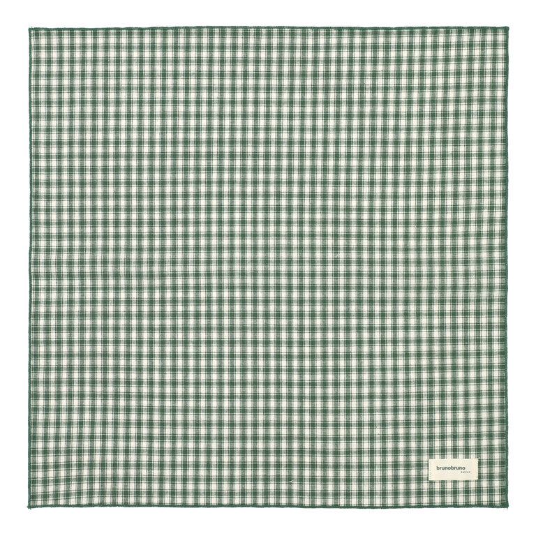Brunobruno walter check bandana // myrtle green check