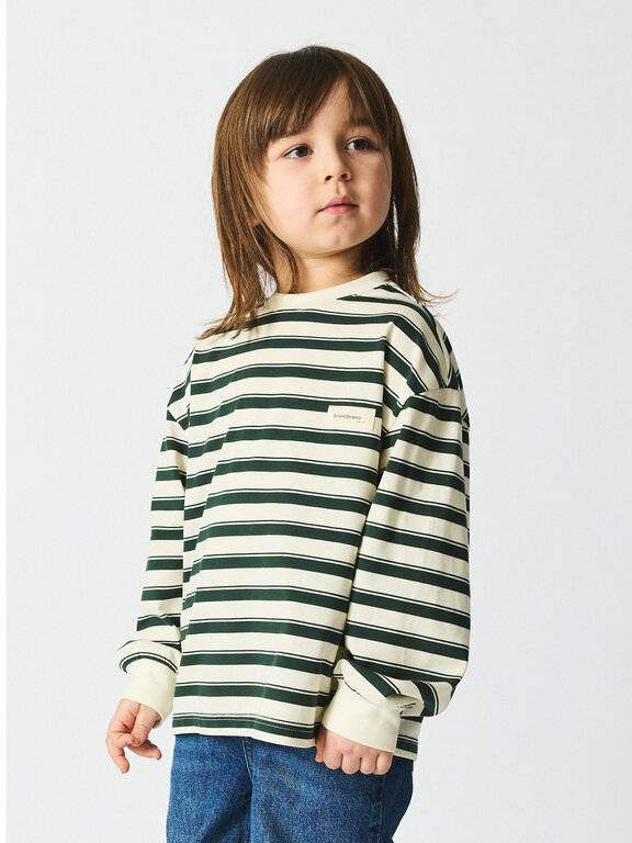 Brunobruno mira tshirt // myrtle jersey stripe