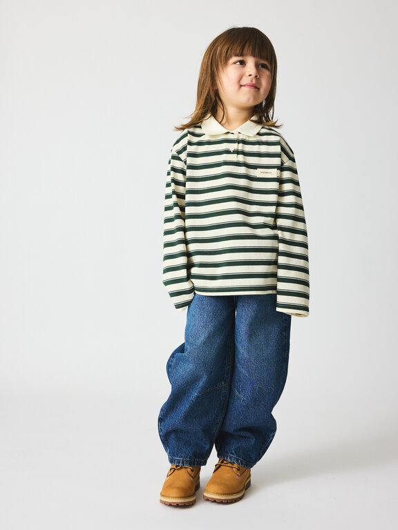Brunobruno kai polo tshirt // myrtle jersey stripe