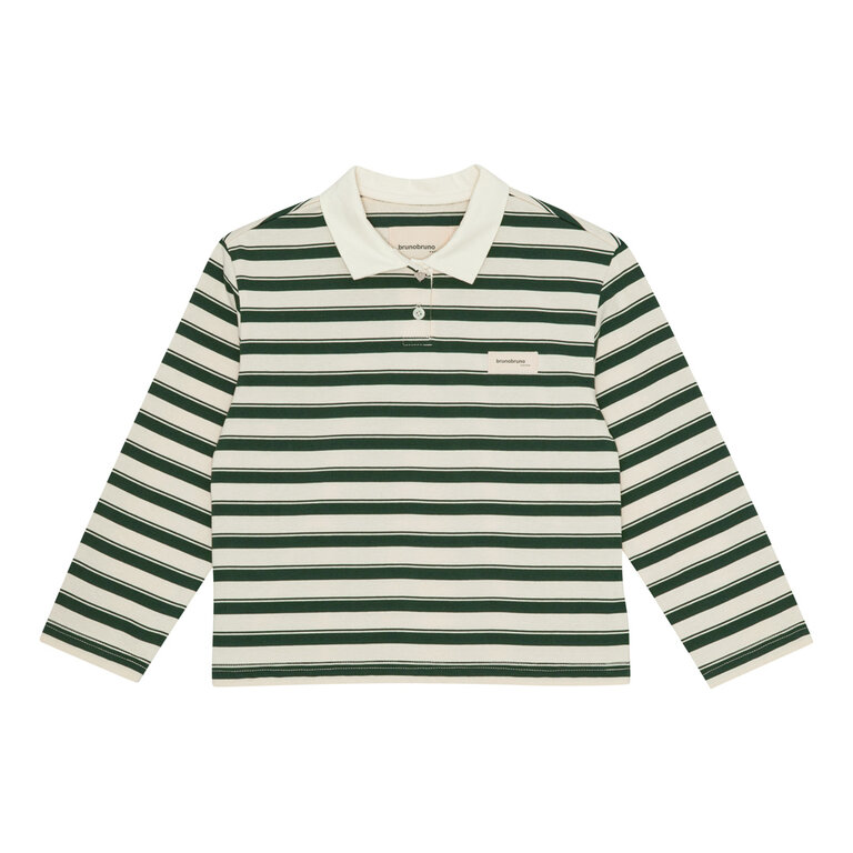 Brunobruno kai polo tshirt // myrtle jersey stripe