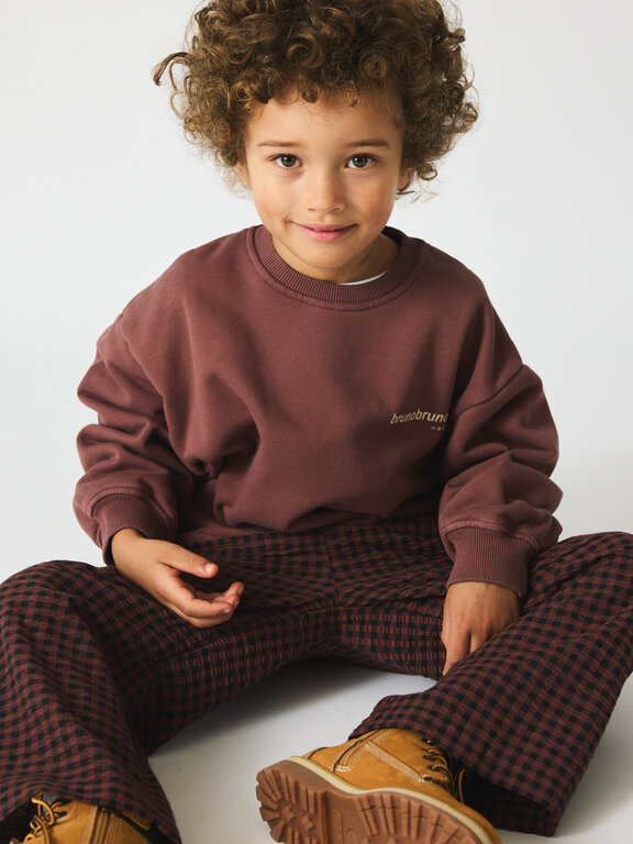Brunobruno norah sweatshirt // marron plum