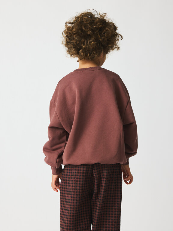 Brunobruno norah sweatshirt // marron plum