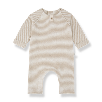 1+ in the family laval jumpsuit // beige