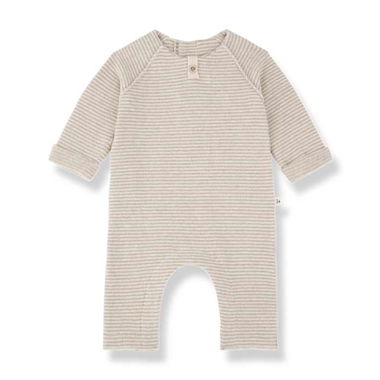 1+ in the family laval jumpsuit // beige