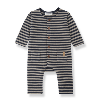 1+ in the family treviso jumpsuit // blue