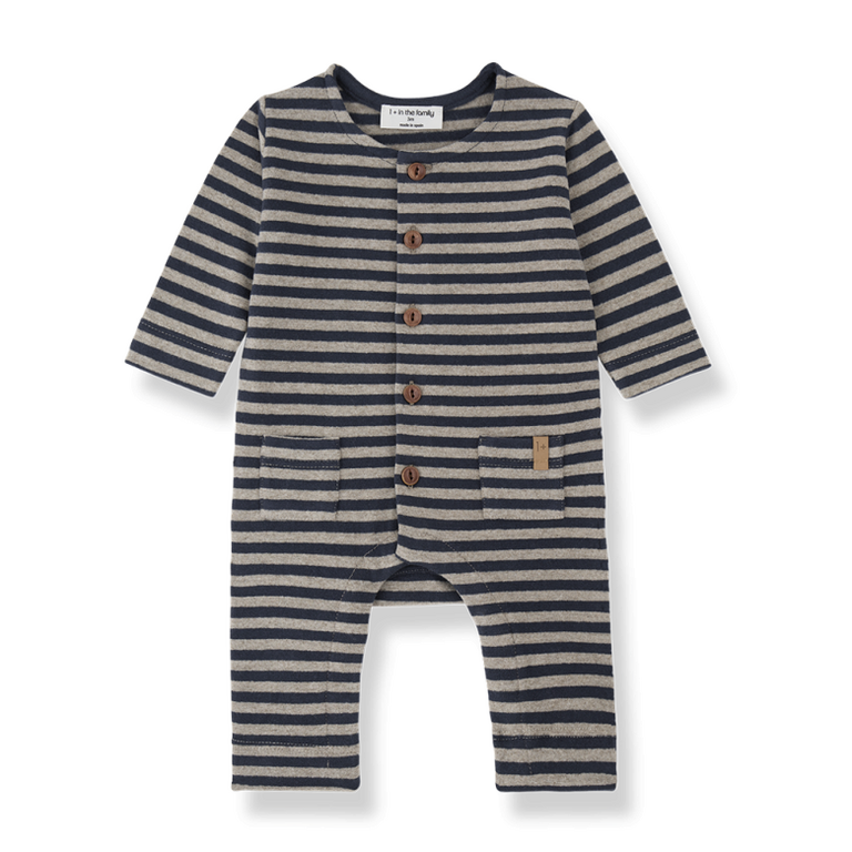 1+ in the family treviso jumpsuit // blue