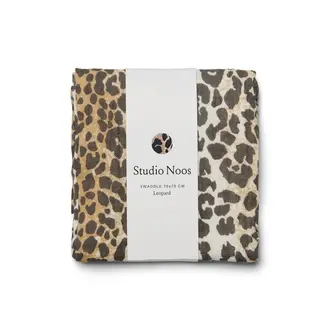 Studio Noos medium swaddle // leopard