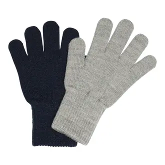 MP Denmark comfy gloves 2-pack // mix light grey mel blue