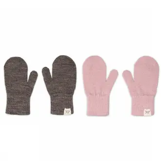 MP Denmark comfy mittens 2-pack // mix denver mel alt rosa
