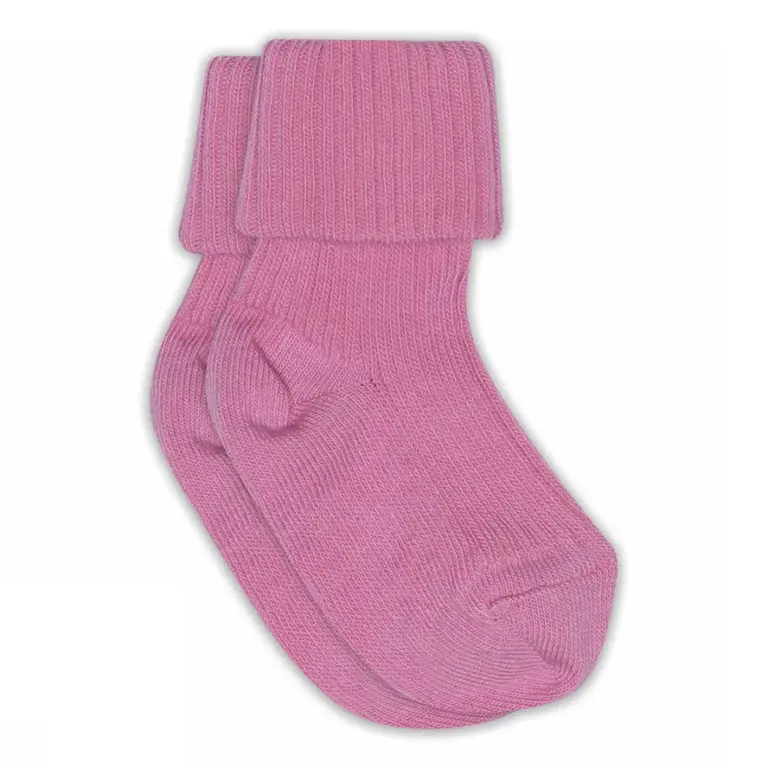MP Denmark 533 cotton rib baby socks // 1306 cyclamen