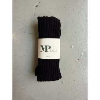 MP Denmark 130 cotton rib tights //  08 black