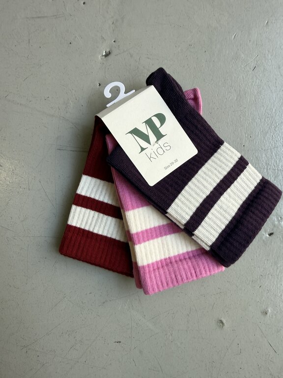 MP Denmark 79275 anker socks 3-pack // 2001 dark purple
