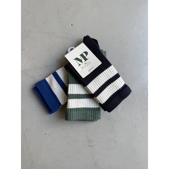 MP Denmark 79275 anker socks 3-pack // 2344 dark forest