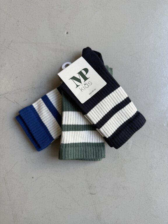 MP Denmark 79275 anker socks 3-pack // 2344 dark forest
