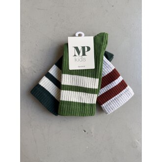 MP Denmark 79275 anker socks 3-pack // 1201 capulet olive