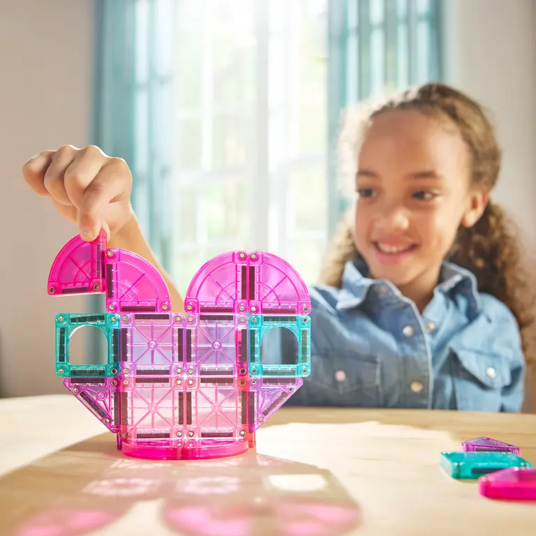 MagnaTiles travelset //heart to heart  // 24 pcs