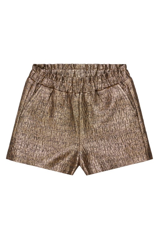 The New yupa jacquard shorts // gold