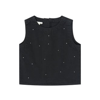 The New yindi denim top // black denim